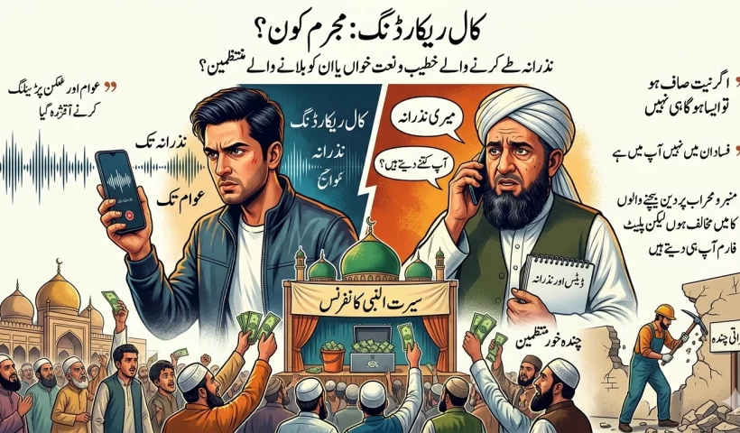 کال ریکارڈنگ مجرم کون؟