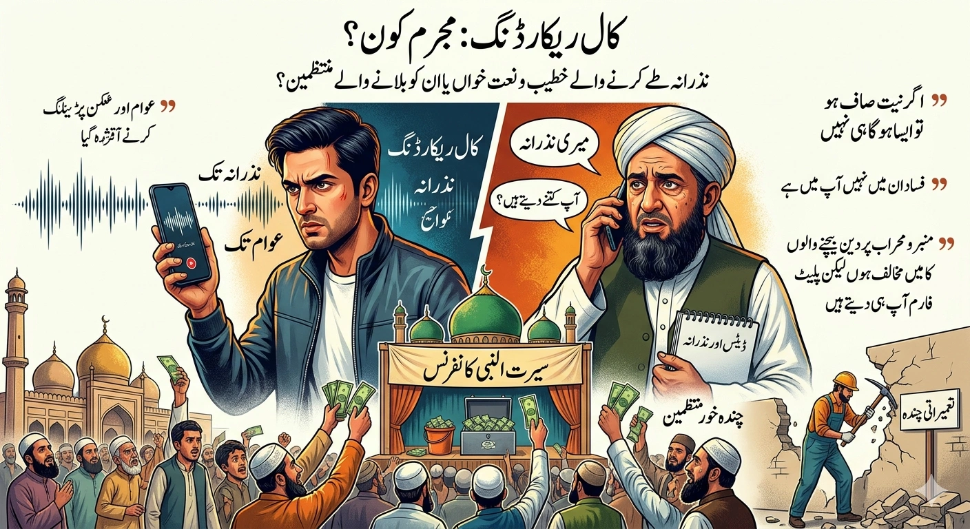 کال ریکارڈنگ مجرم کون؟
